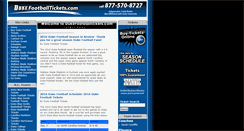 Desktop Screenshot of dukefootballtickets.com